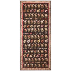 19. Jahrhundert Besserabian Flachgewebe Datiert 1871 ( 5' x 11'2" - 154 x 340 )