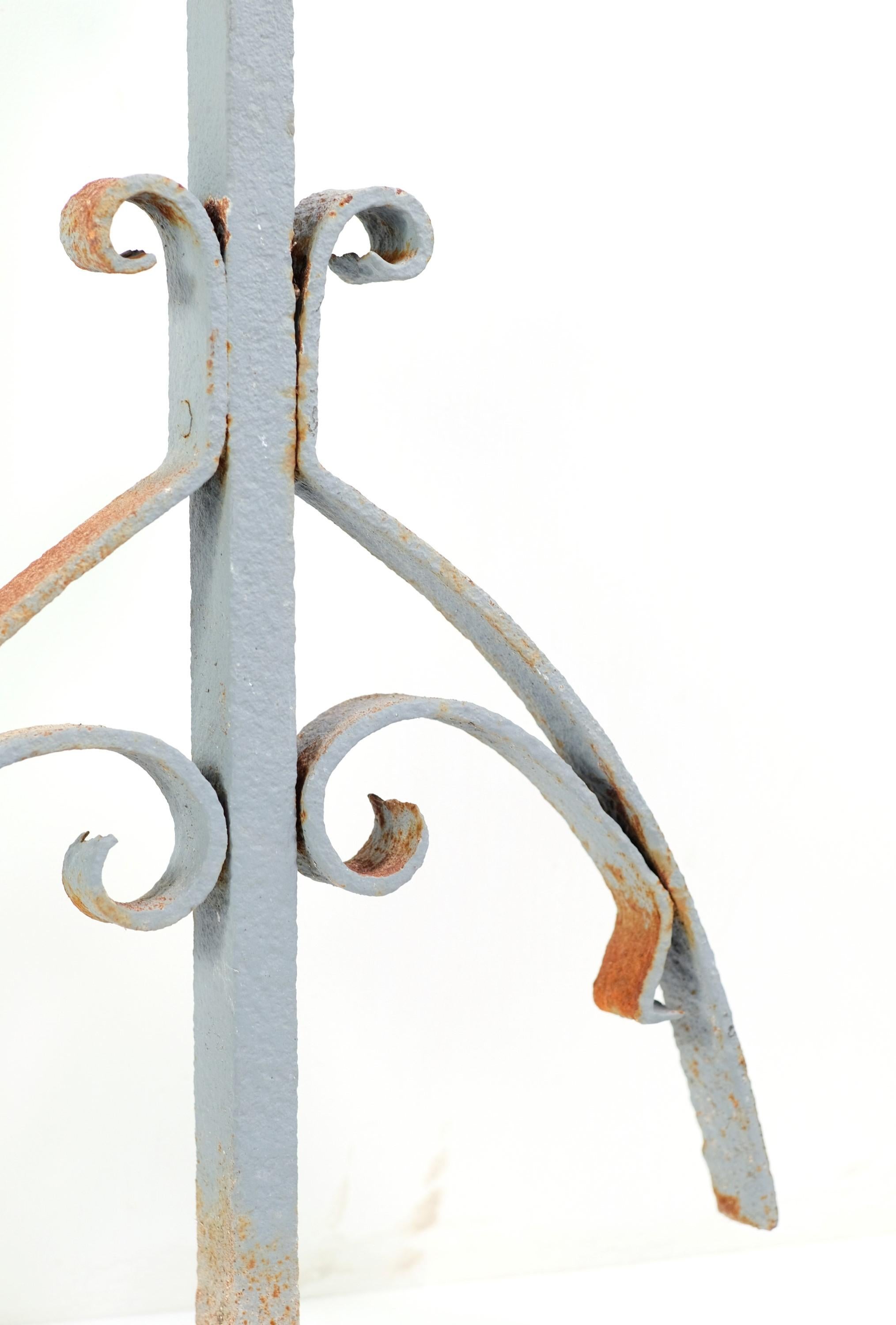 Antique European Building Wrought Iron Roof Finial For Sale at 1stDibs