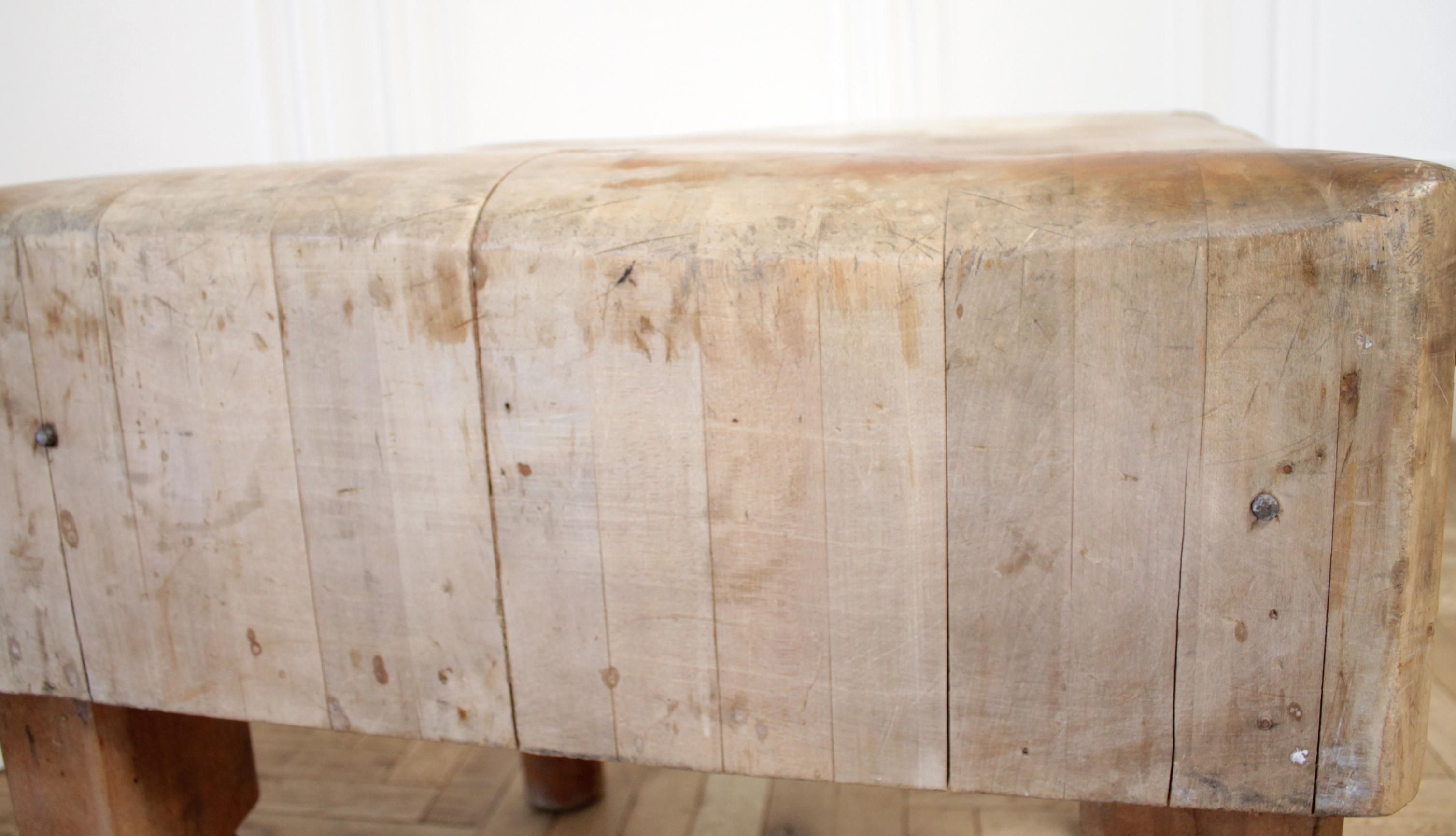 Antique European Butcher Block 5