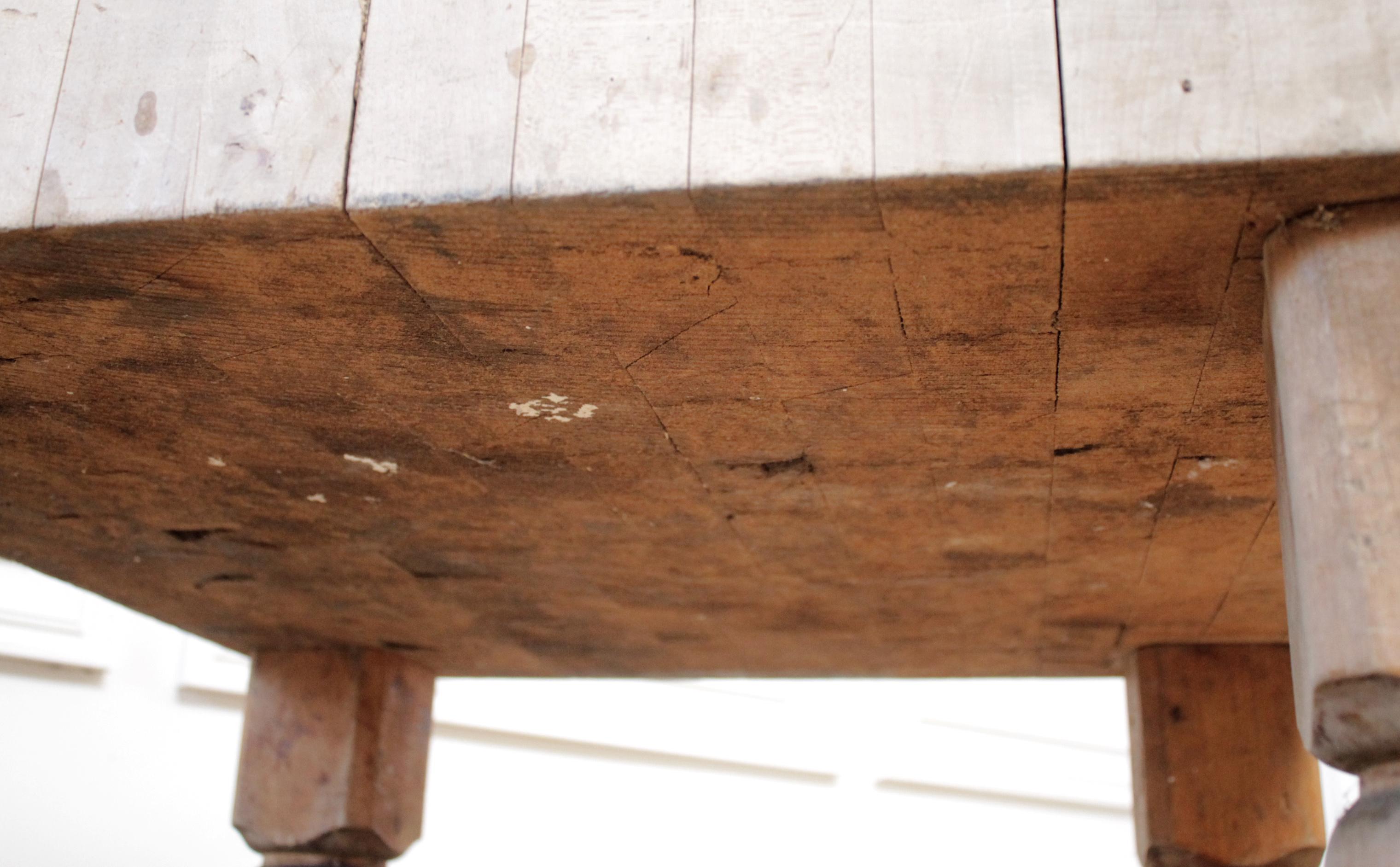 Antique European Butcher Block 8