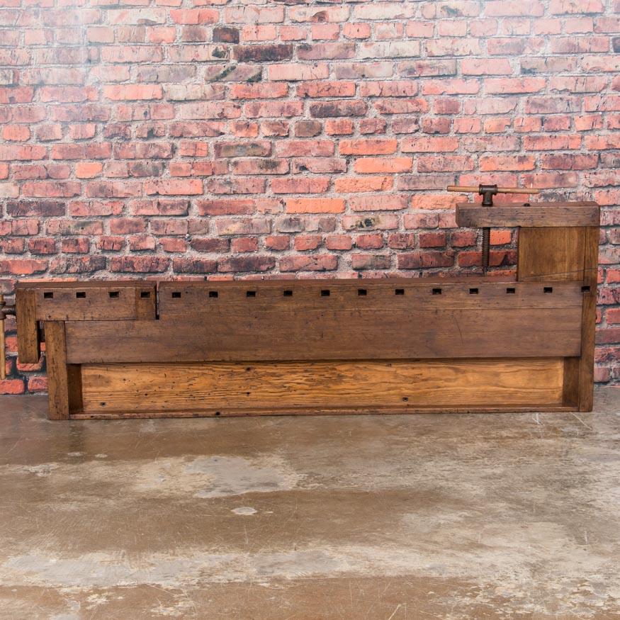 Antique European Carpenter's Workbench 1