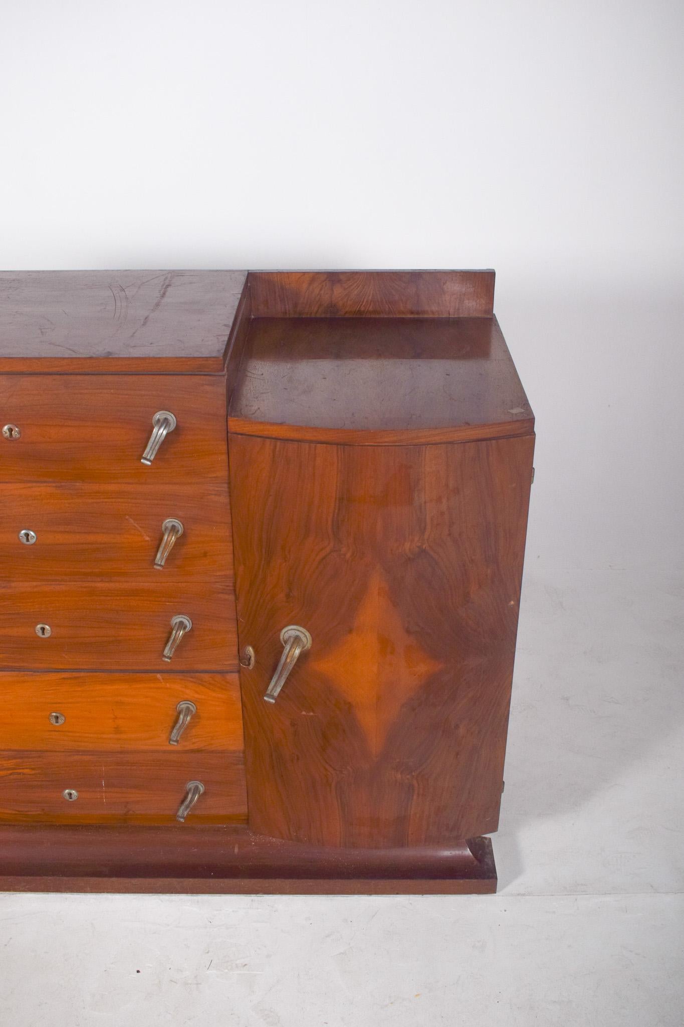 Antique European Deco-Style Sideboard For Sale 1
