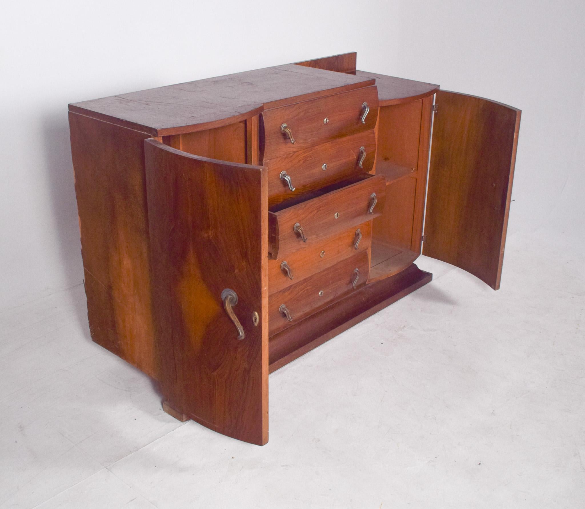 Antique European Deco-Style Sideboard For Sale 2