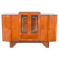 Antique European Deco-Style Sideboard with Bar