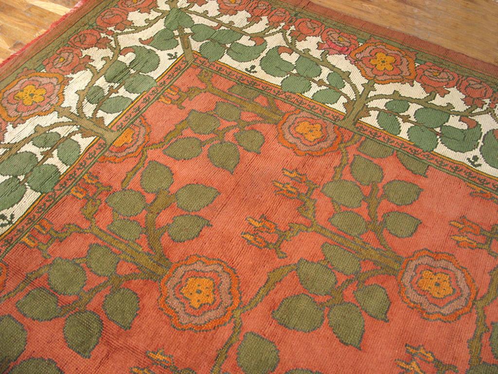 Hand-Knotted Early 20th Century Donegal Arts & Crafts Carpet Designed by C.F.A. Voysey  For Sale