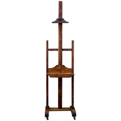 Antique European Easel on Casters