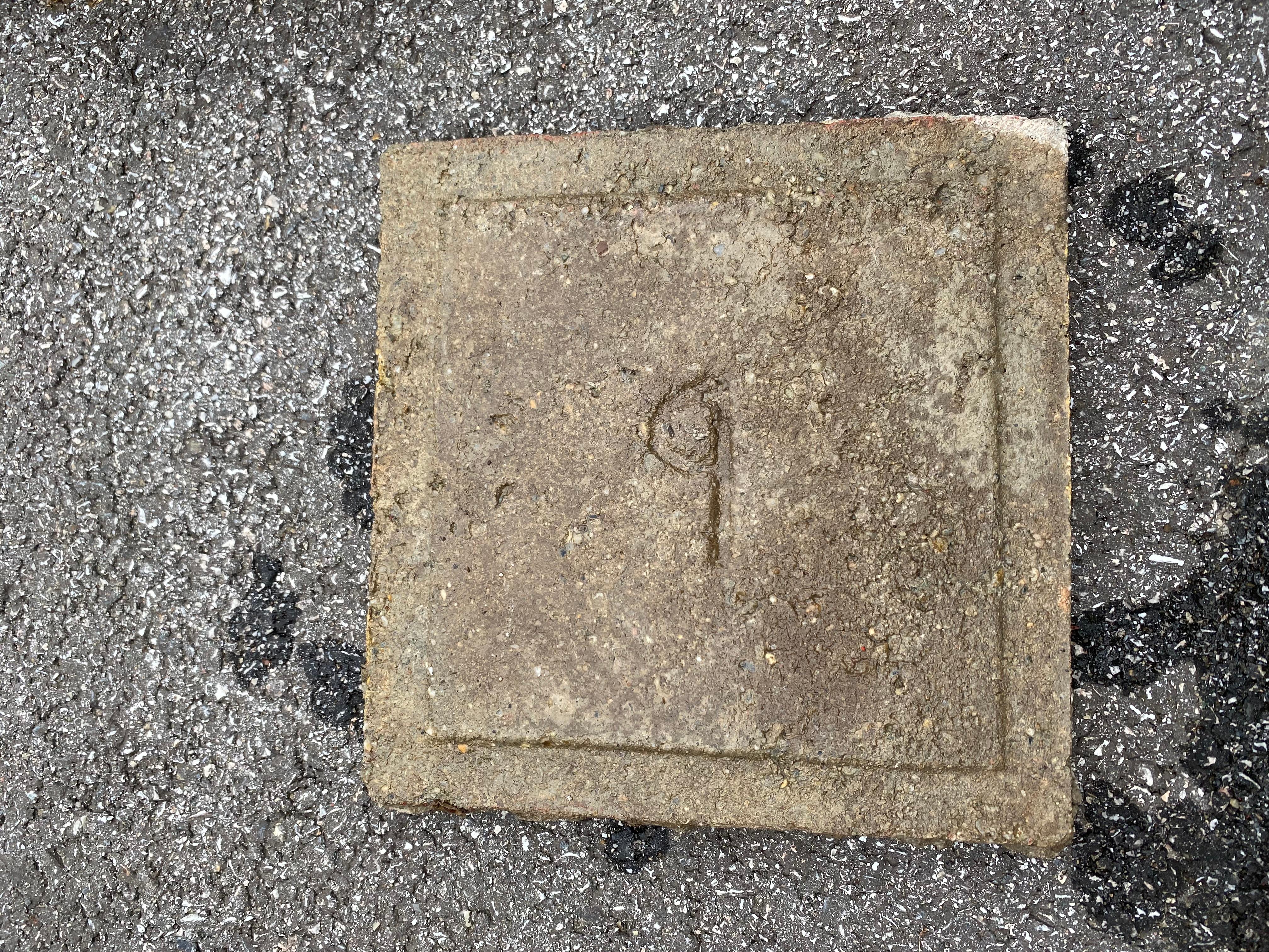 Mid-20th Century Antique European Encaustic Cement Tiles.  Pre-WWII For Sale