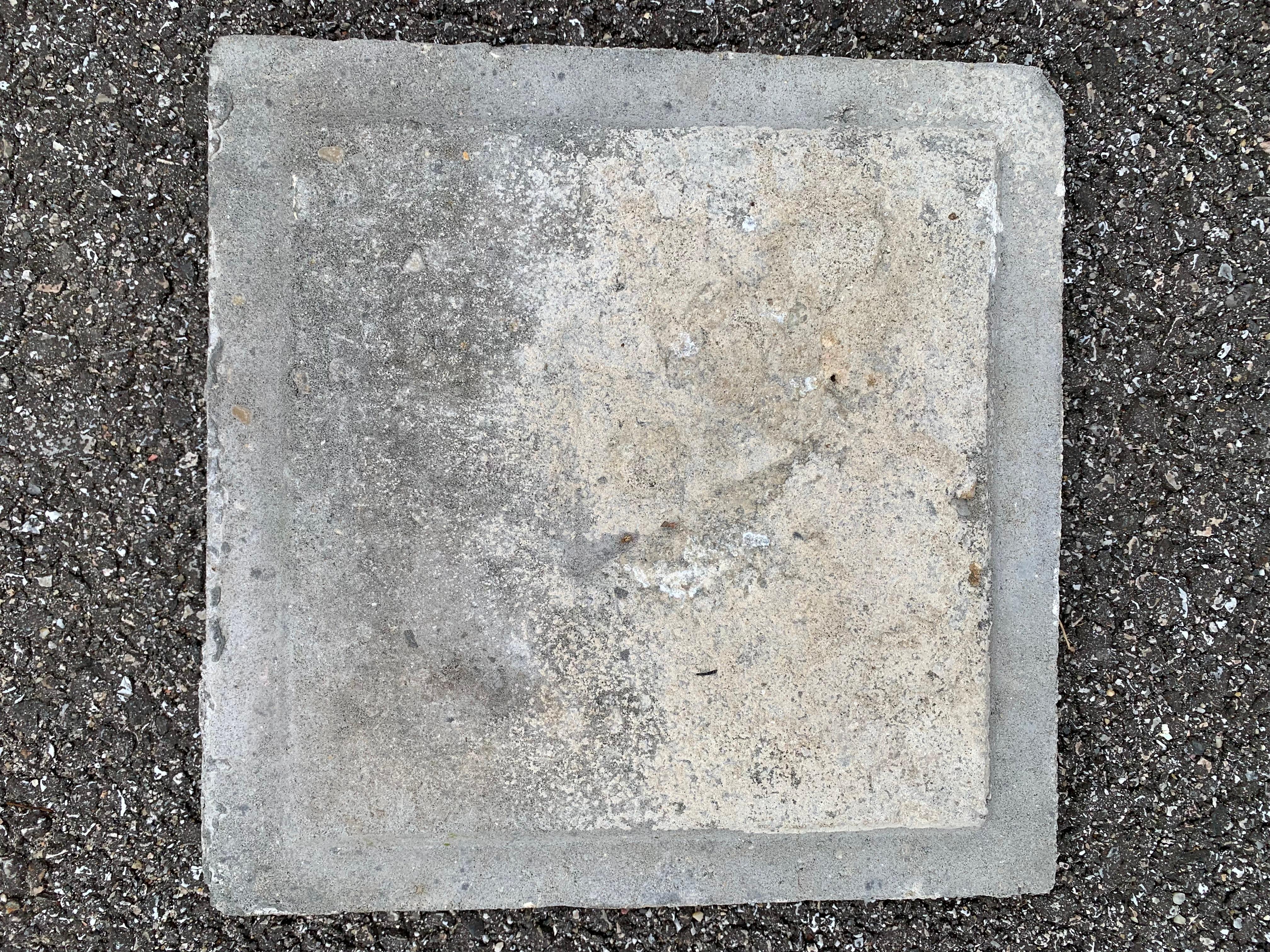 Antique European Encaustic Cement Tiles.  Pre-WWII For Sale 2