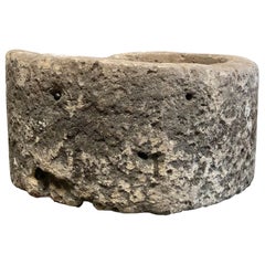 Antique European French Limestone Garden Trough or Fountain