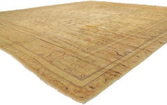 Antique Gold European French Carpet