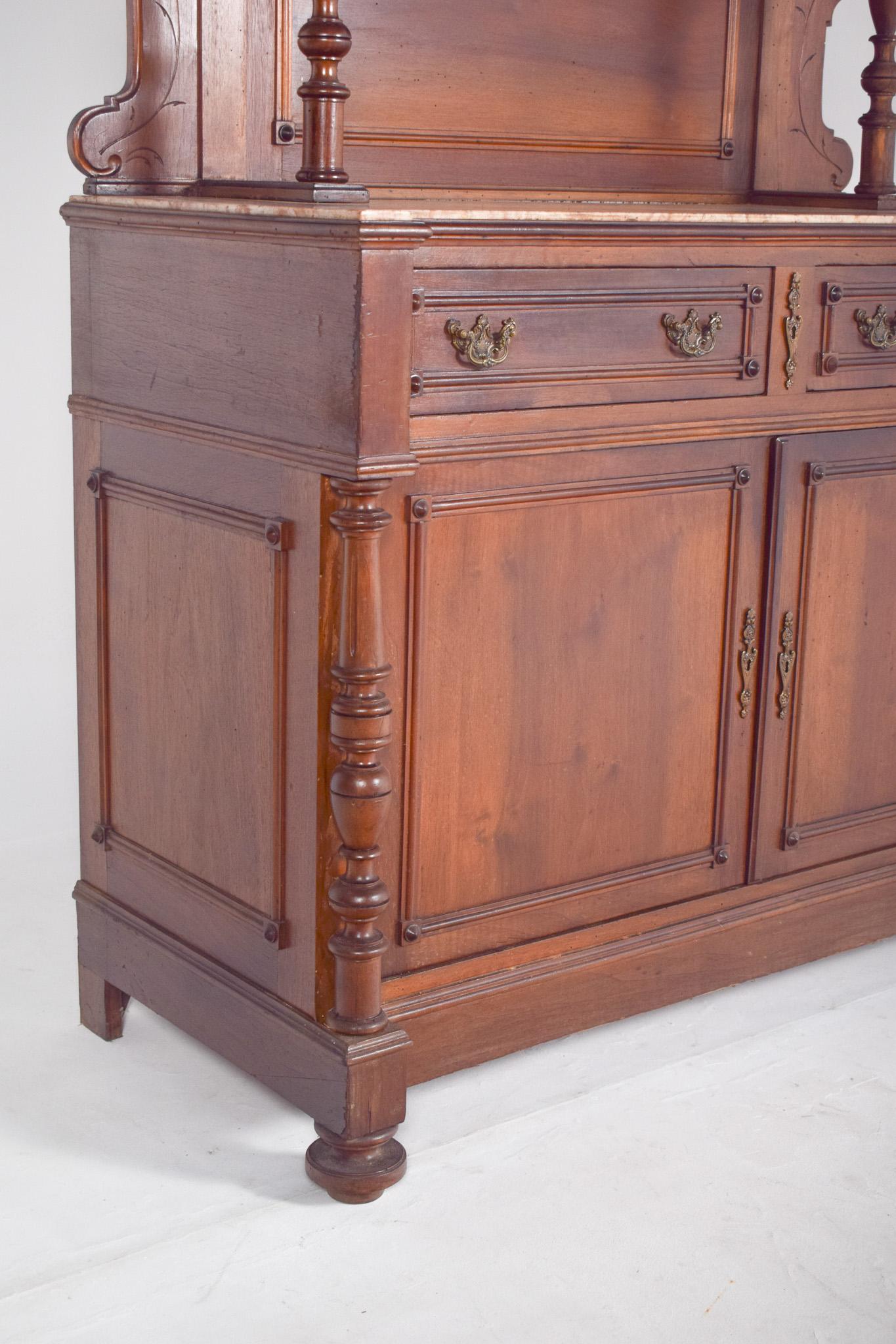 Antique European Henry II-Style Sideboard For Sale 1