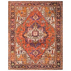 Antique European Hooked Rug