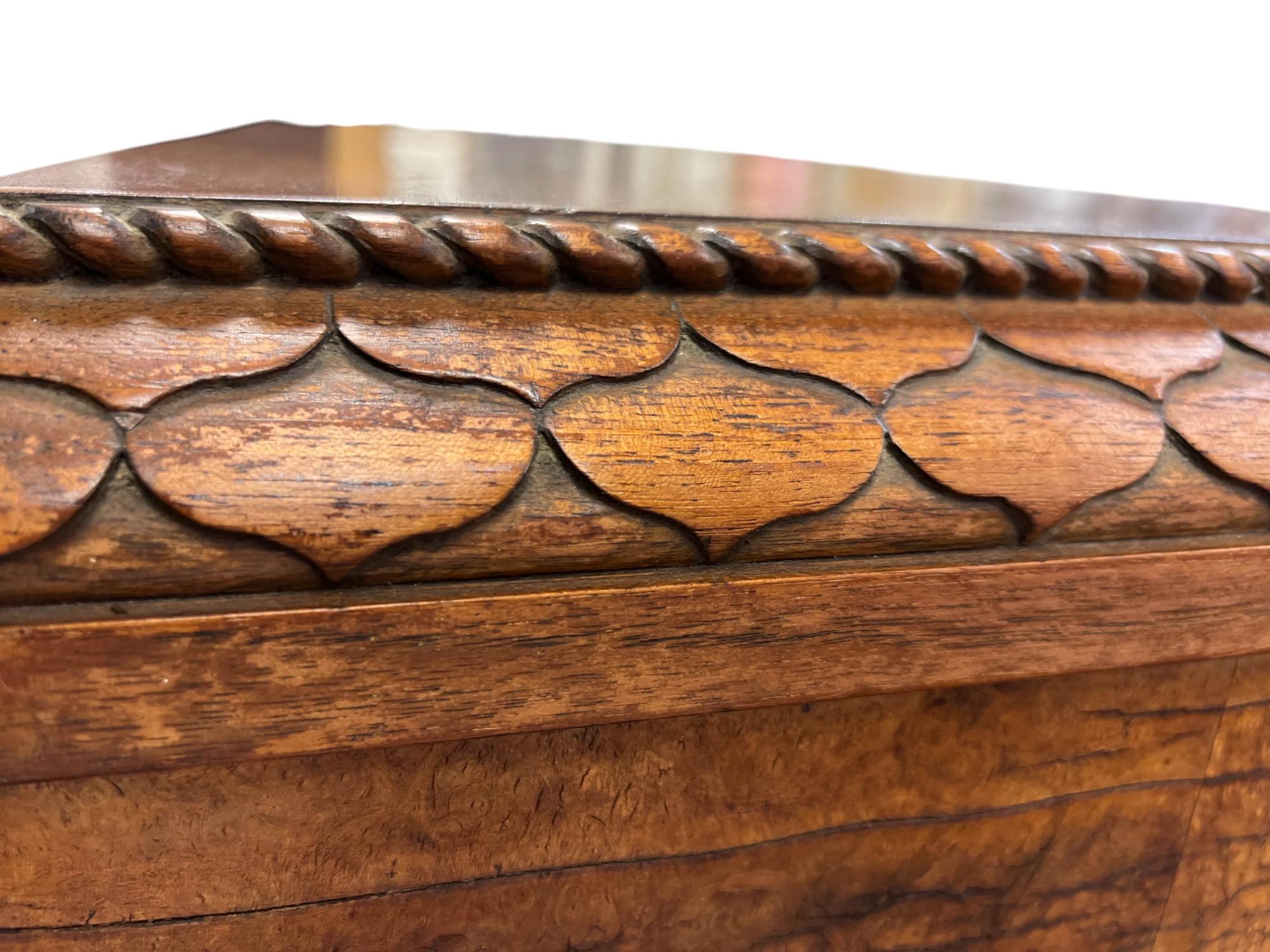19th Century Antique European Iberian Cabinet with Barley Twist Legs For Sale