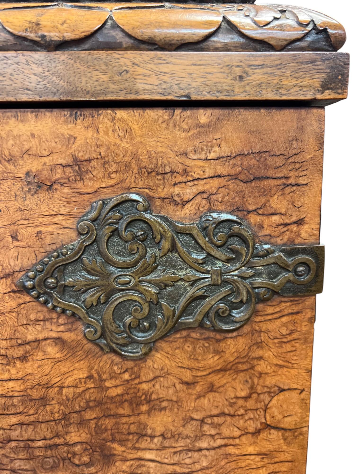 Antique European Iberian Cabinet with Barley Twist Legs For Sale 4