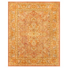Antique European Irish Donegal Rug. 10 ft 1 in x 13 ft