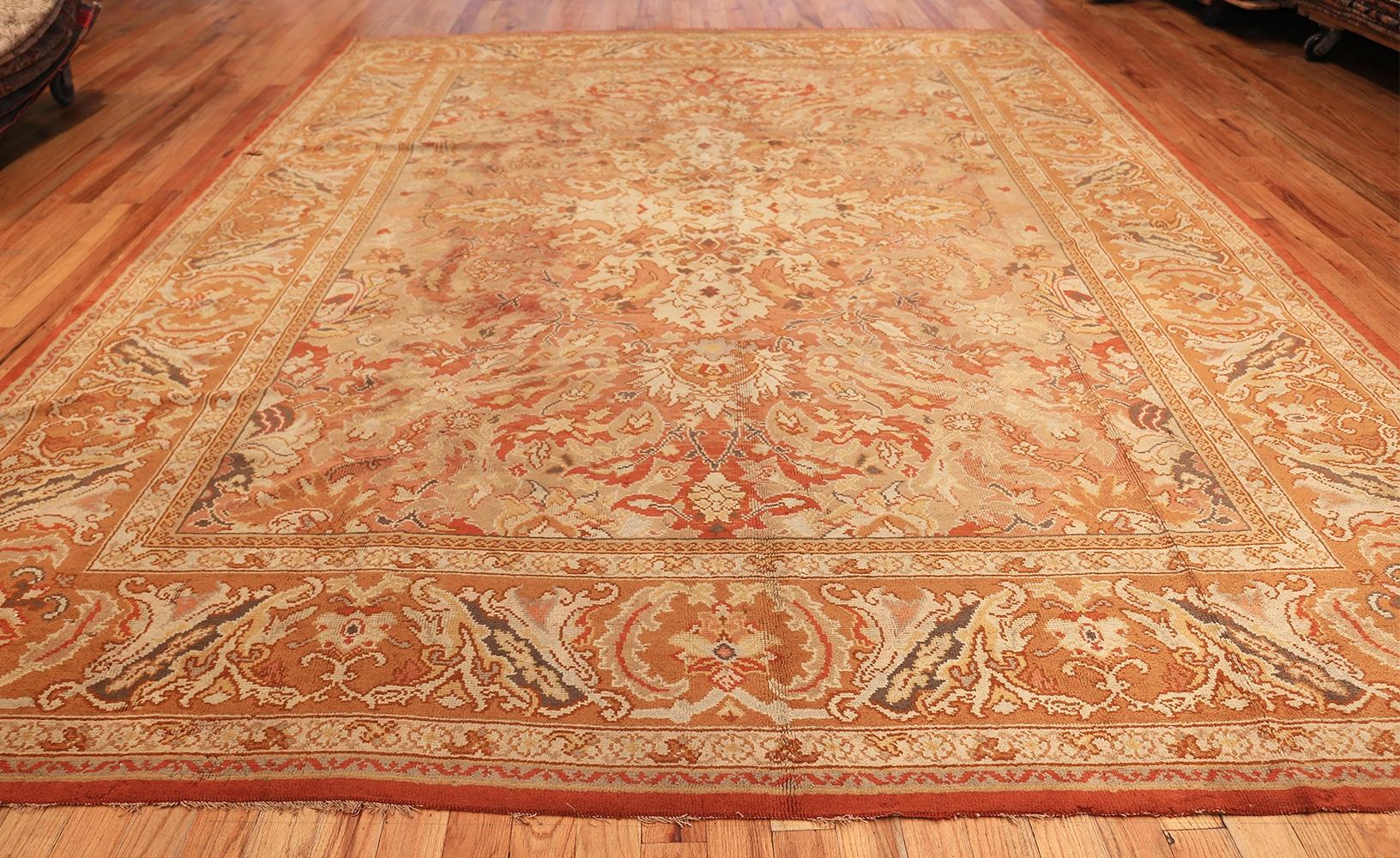 Antique European Irish Donegal Rug. 10 ft 1 in x 13 ft  For Sale 4