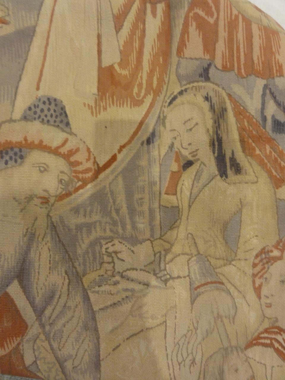 Dieser antike europäische Wandteppich (4'6