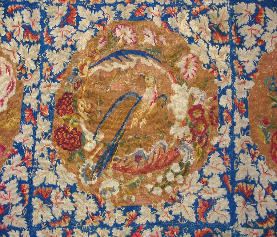Englischer viktorianischer Nadelspitze-Teppich des 19. Jahrhunderts ( 6' x 6' - 185 x 185 ) (Spätes 19. Jahrhundert) im Angebot