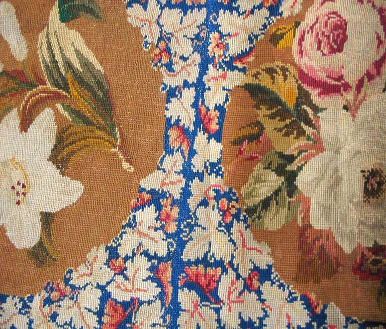 Antique European Needlepoint For Sale at 1stDibs