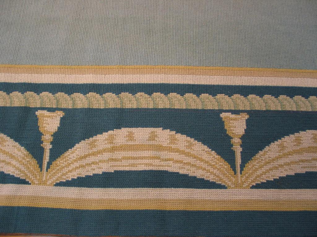 Early 20th Century Portuguese Needlepoint Carpet ( 15'6