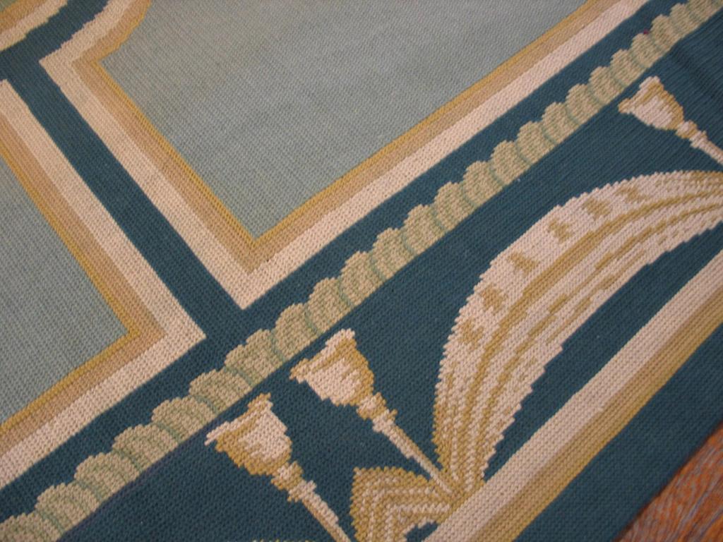 Early 20th Century Portuguese Needlepoint Carpet ( 15'6