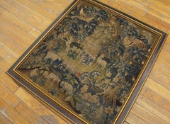 Mid 18th Century Scenic English Needlepoint ( 2'4" x 2'7" - 71 x 79 )