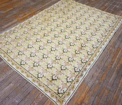 Tappeto francese a punta d'ago del XIX secolo ( 8' x 10'2" - 244 x 310 )