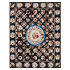 Antique European Needlepoint Rug Doris Leslie Blau