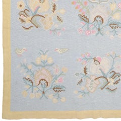 Antique European Needlepoint Rug