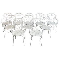 Antique European Outdoor Garden Chairs