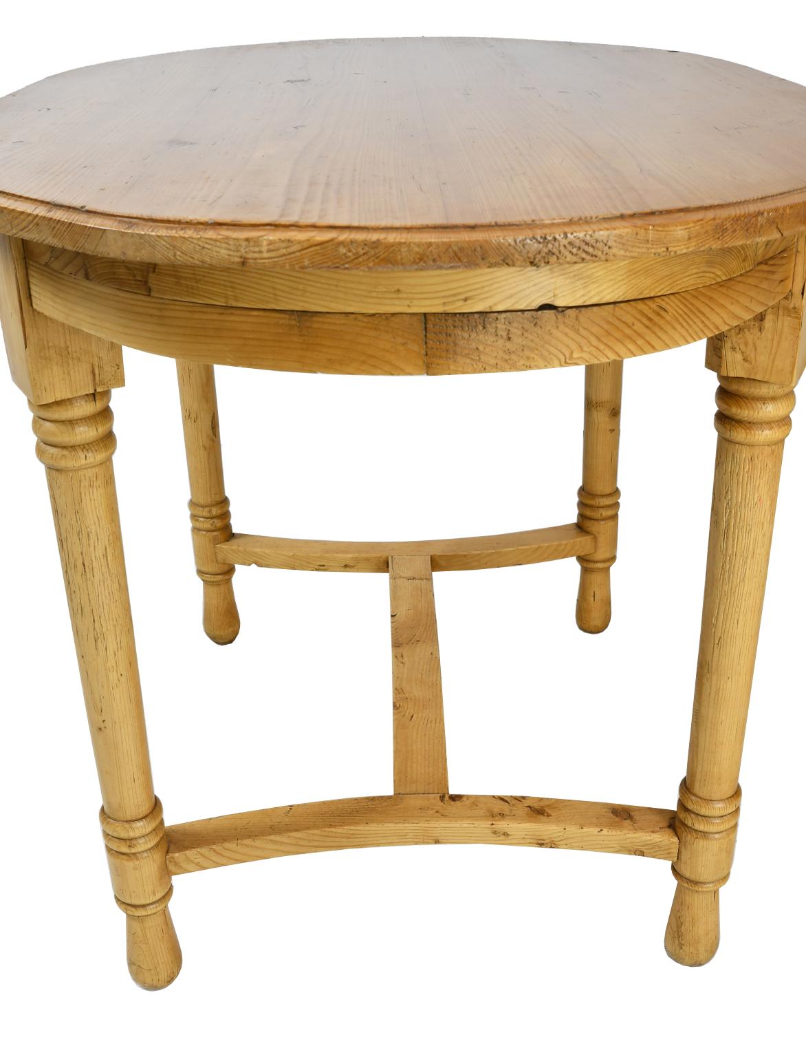 Antique European Oval Table in Pine, Danish or German, circa 1900 5