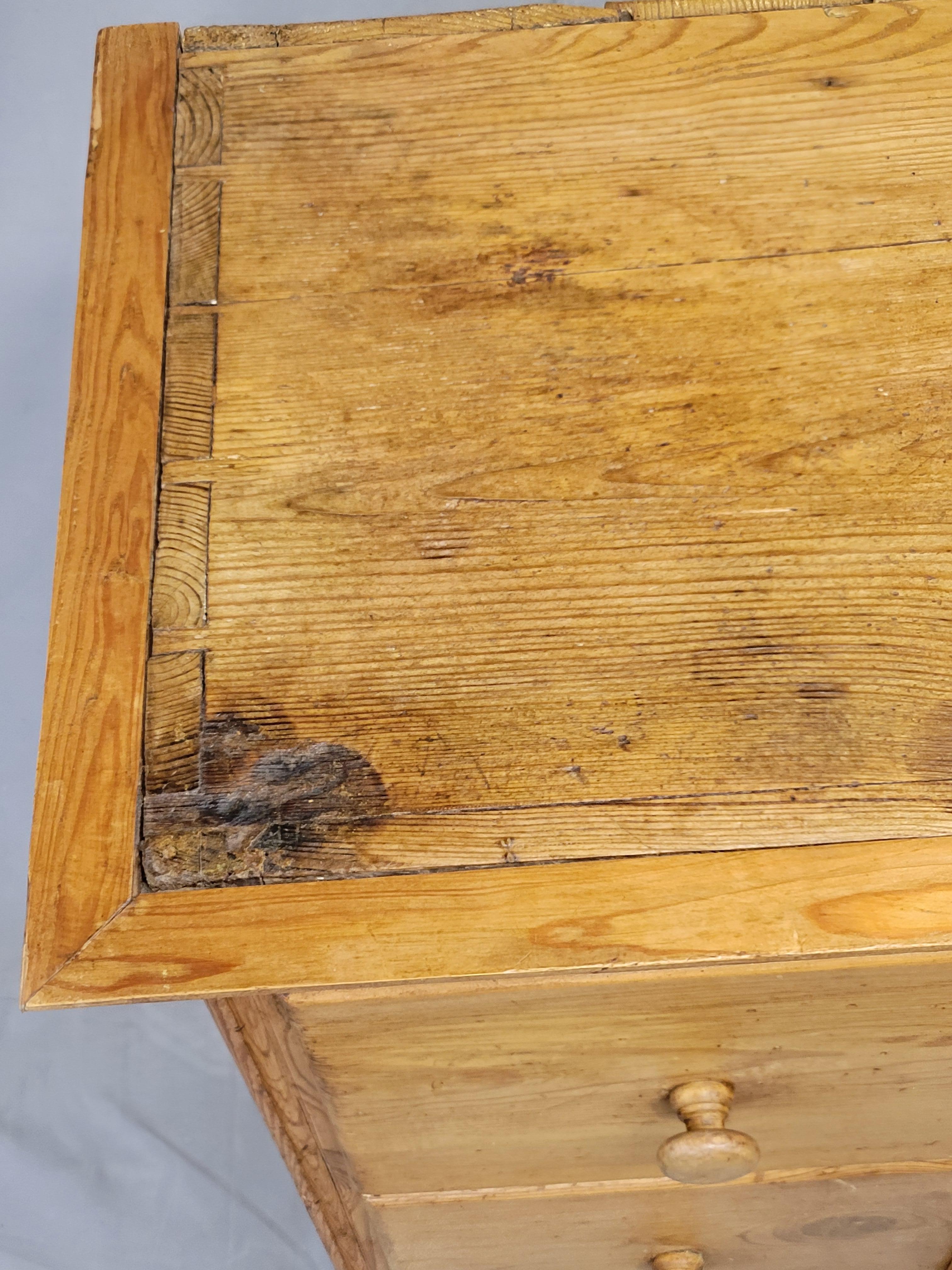 Antique European Pine Locking Pie or Larder Cabinet 11
