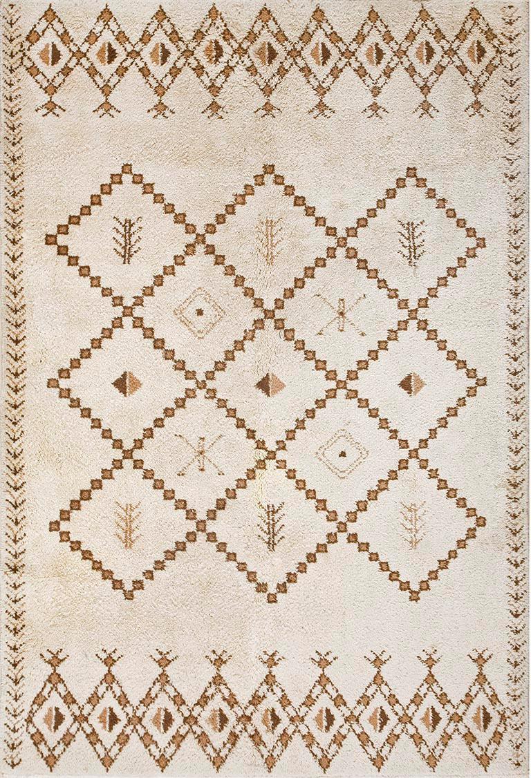 Hand-Knotted Mid 20th Century Swedish Rya Carpet ( 6' x 8'10