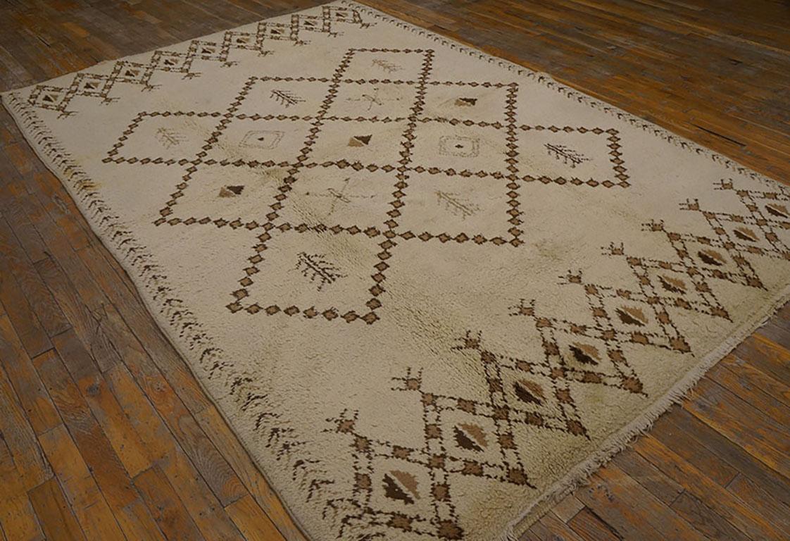 Mid-20th Century Mid 20th Century Swedish Rya Carpet ( 6' x 8'10