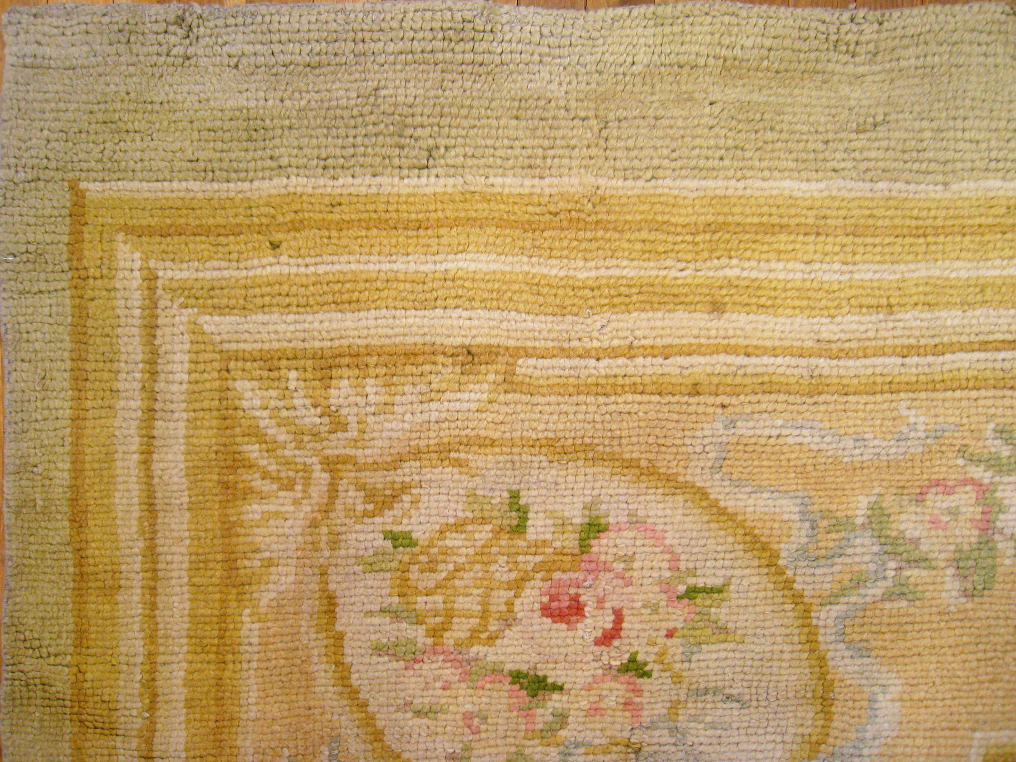 Antique European Savonnerie Oriental Carpet For Sale 1