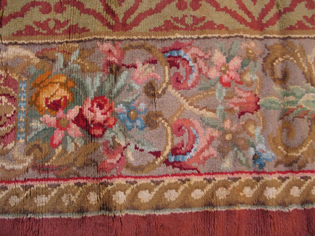 Early 20th Century Antique European Savonnerie Rug For Sale