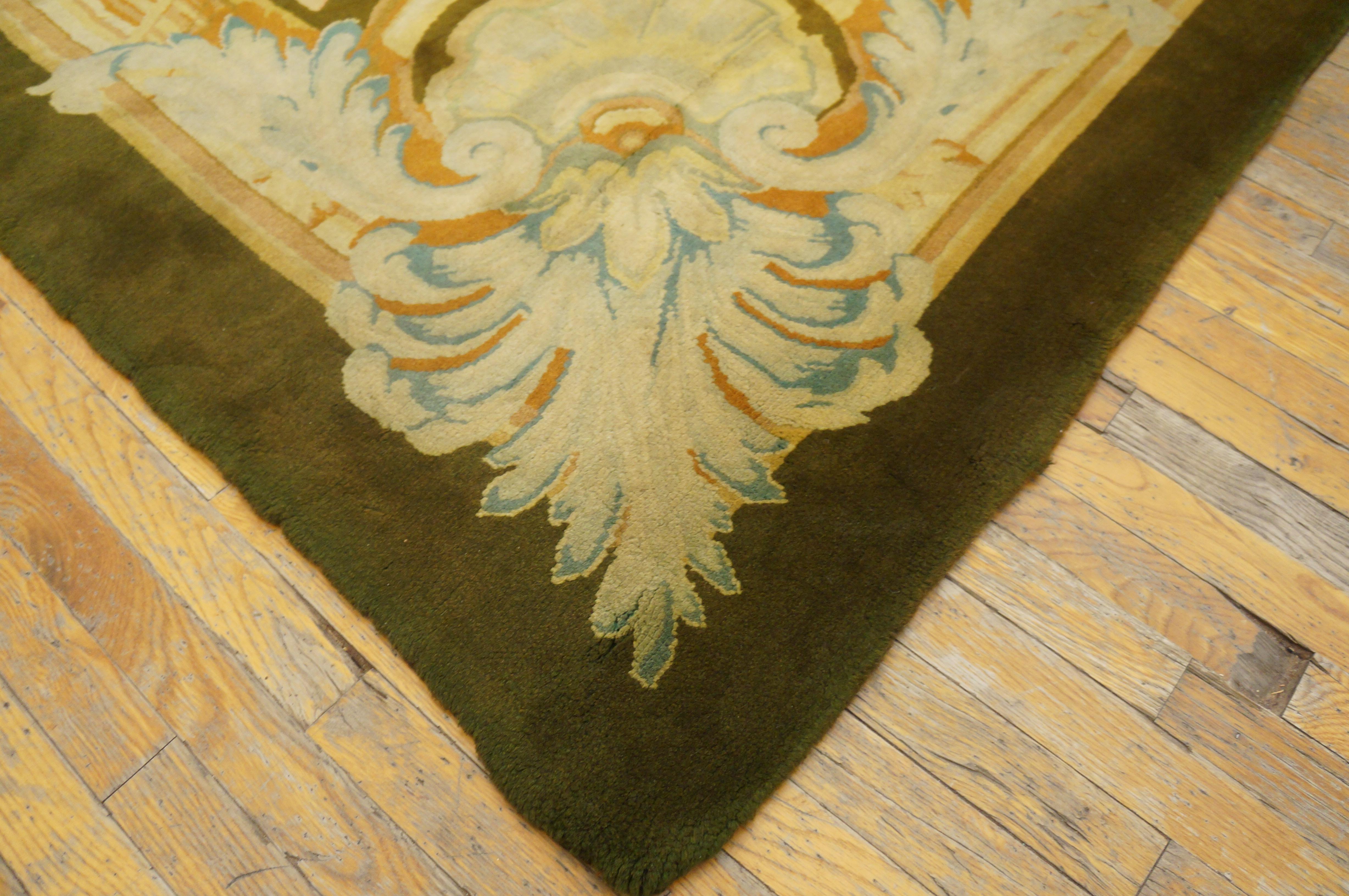 Französischer Savonnerie-Teppich aus der Mitte des 19. Jahrhunderts ( 11''9 x 19''6 - 358 x 595) 1