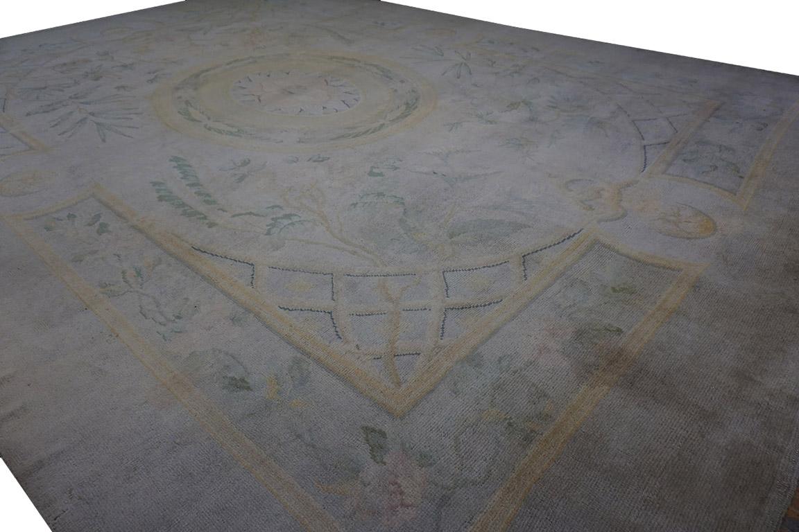 Rococo Revival Early 20th Century Austrian Savonnerie Carpet ( 13'6