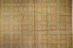 Antique European Savonnerie Rug 13’5” x 13’5”