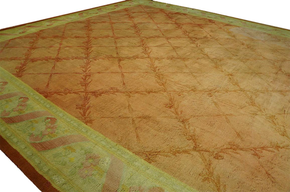  Französischer Savonnerie-Teppich des frühen 20. Jahrhunderts ( 15'6