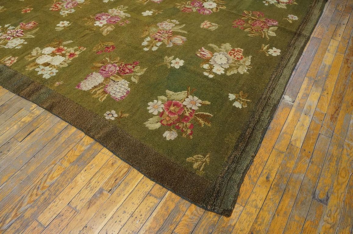 Hand-Knotted Early 19th Century French Empire Period Savonnerie Carpet ( 8'x13'6