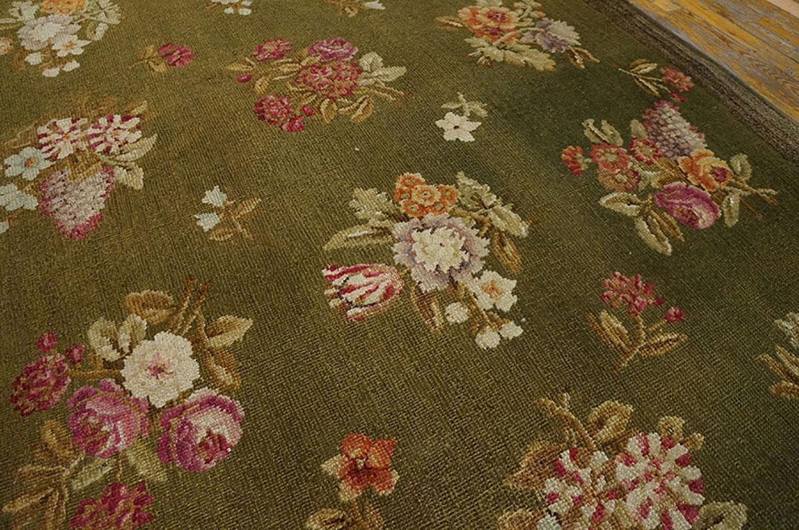 Wool Early 19th Century French Empire Period Savonnerie Carpet ( 8'x13'6