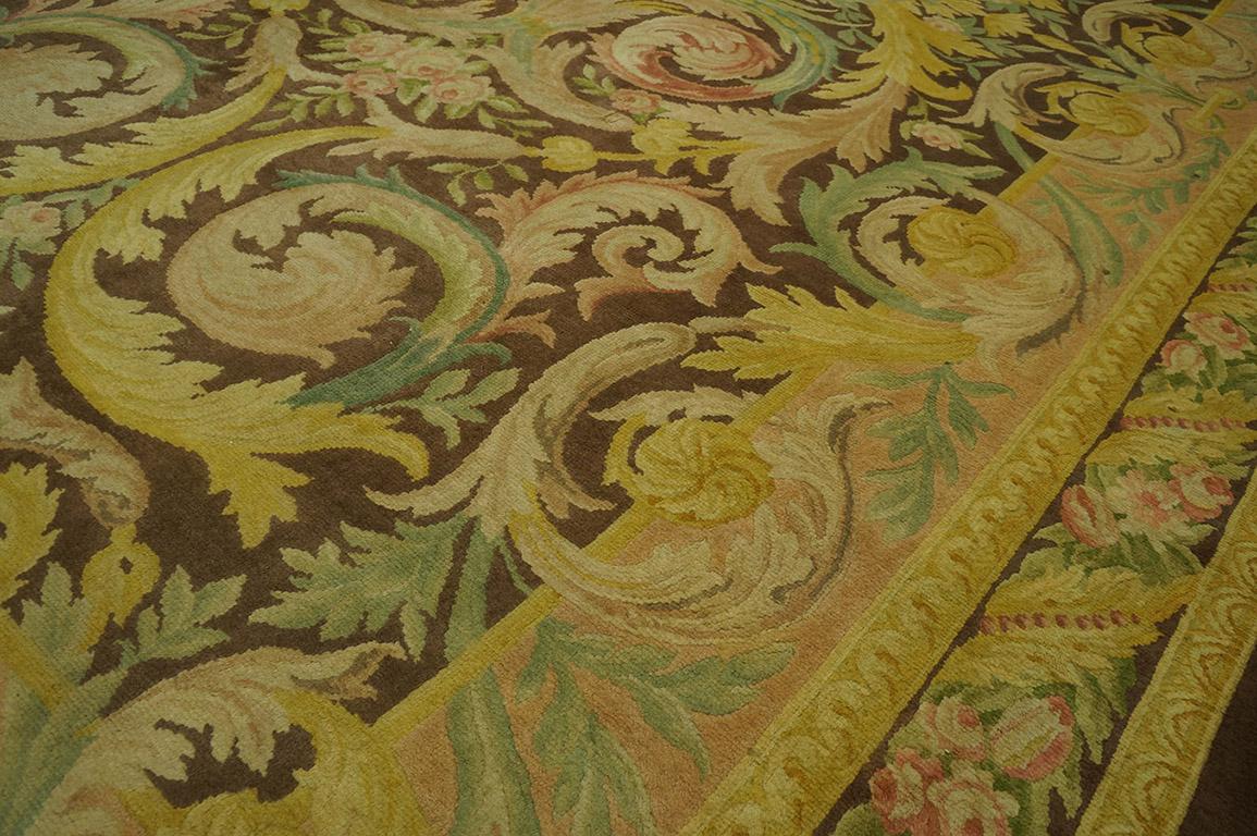 Early 20th Century French Savonnerie Carpet For Sale 5