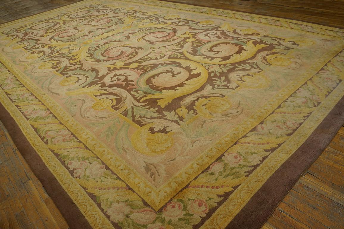 Hand-Knotted Early 20th Century French Savonnerie Carpet For Sale