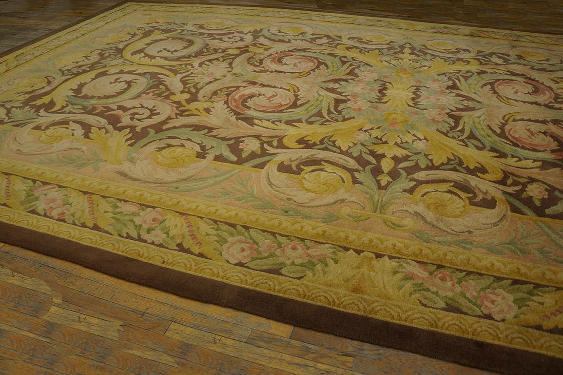 Early 20th Century French Savonnerie Carpet In Good Condition For Sale In New York, NY