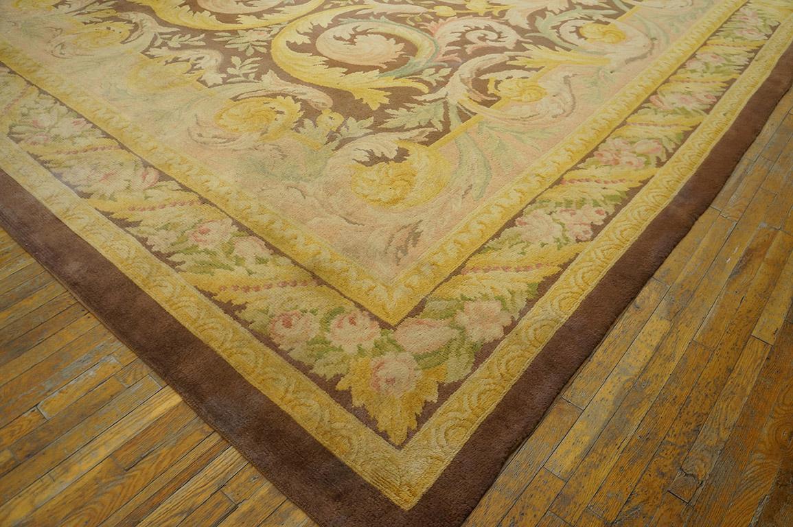 Wool Early 20th Century French Savonnerie Carpet For Sale