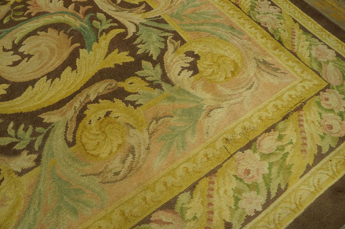 Early 20th Century French Savonnerie Carpet For Sale 3