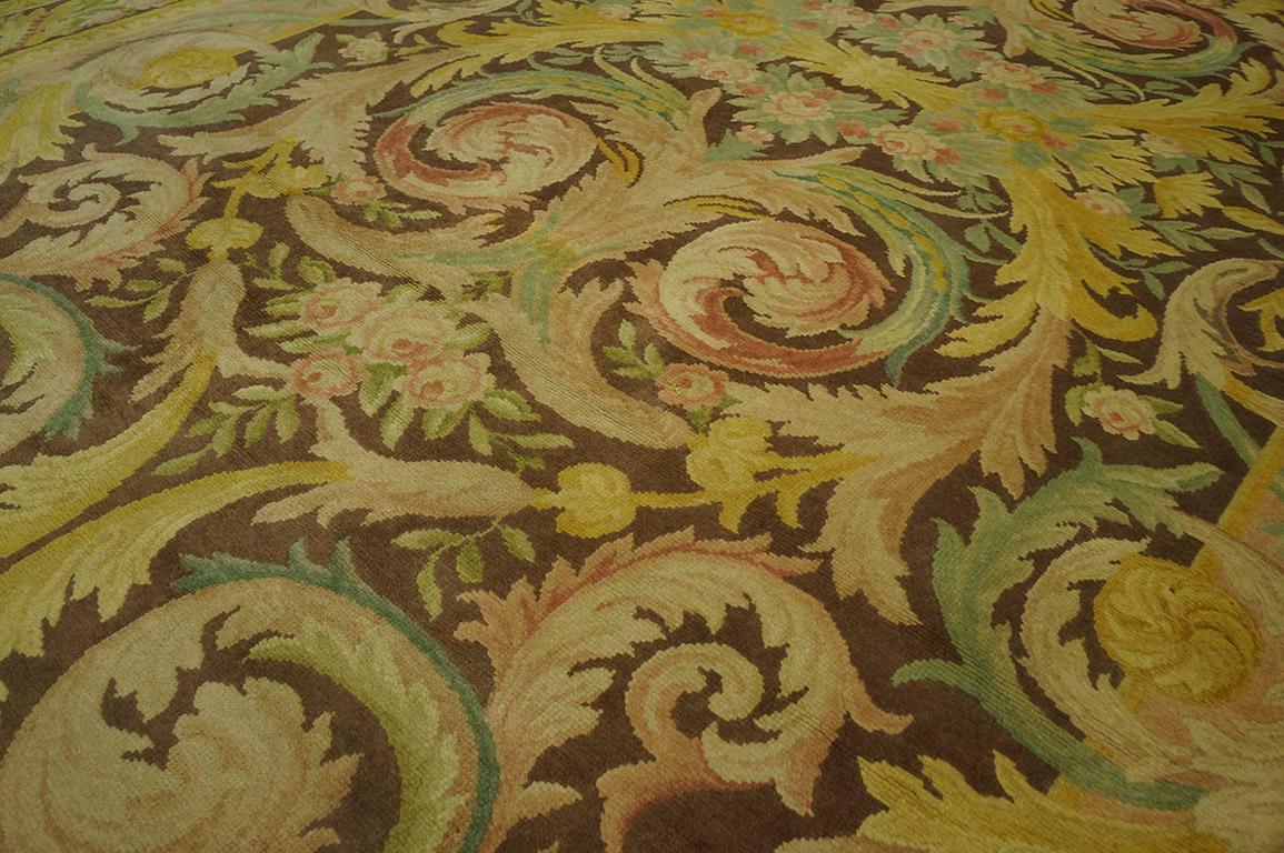 Early 20th Century French Savonnerie Carpet For Sale 4