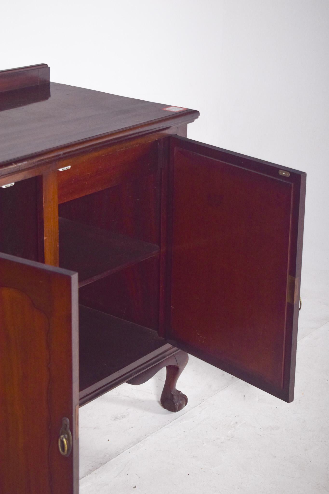 Antique European Sideboard with Two Doors For Sale 2