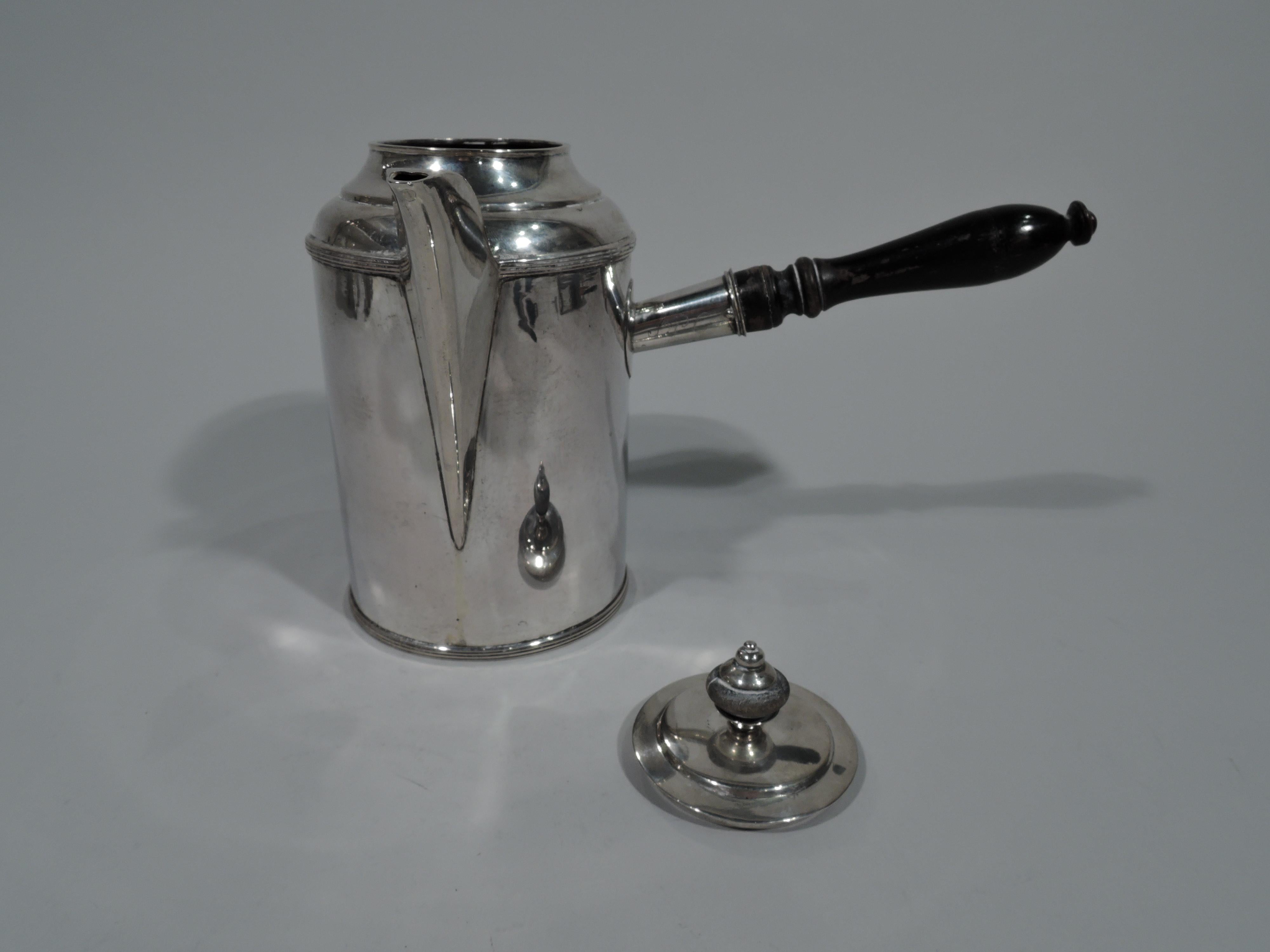 Antique European Silver Coffeepot In Good Condition In New York, NY